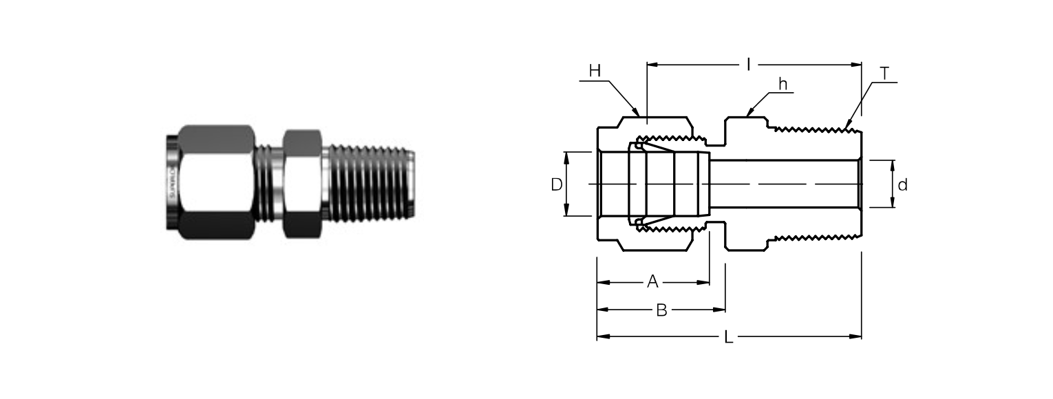 STAINLESS CONNECTOR SMC