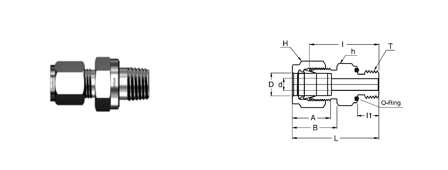 STAINLESS O-RING SEAL SOPC