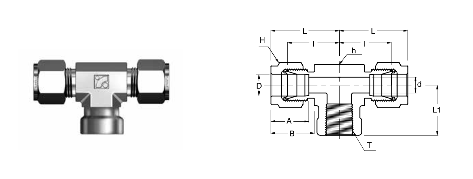 STAINLESS TEE SFBT